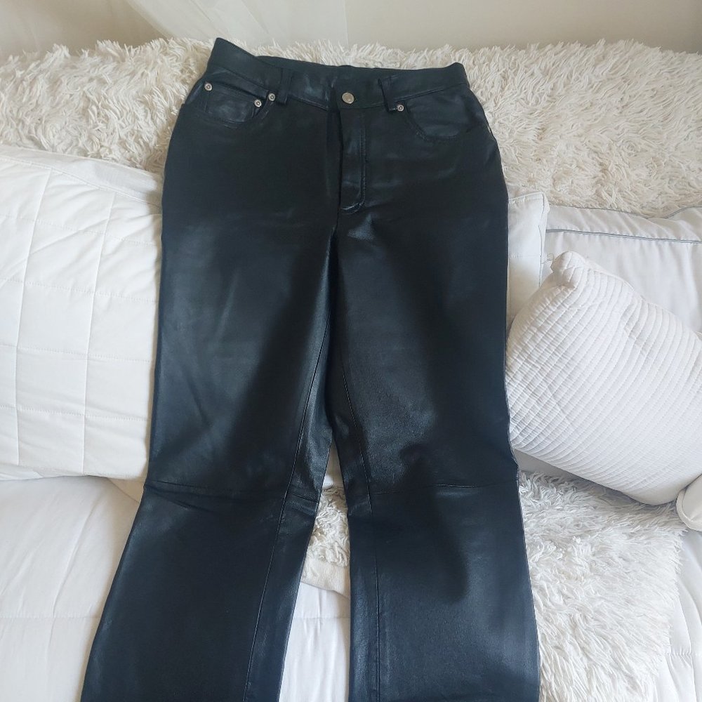 Vintage Newport News 100% Genuine Leather Pants - 6